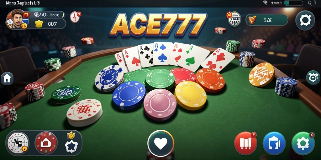 Gameplay seru Gaple di aplikasi ACE777.