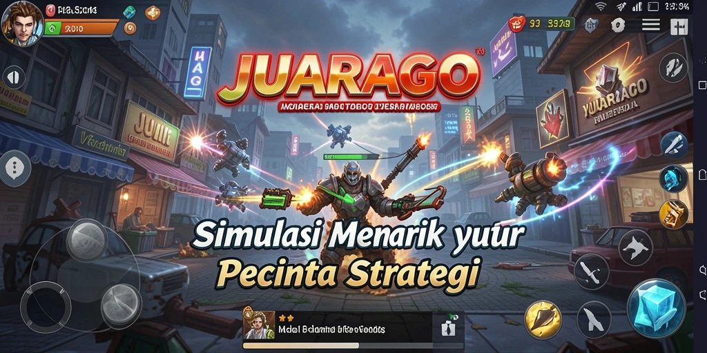 Tampilan menarik dari gameplay JUARAGO yang penuh strategi.