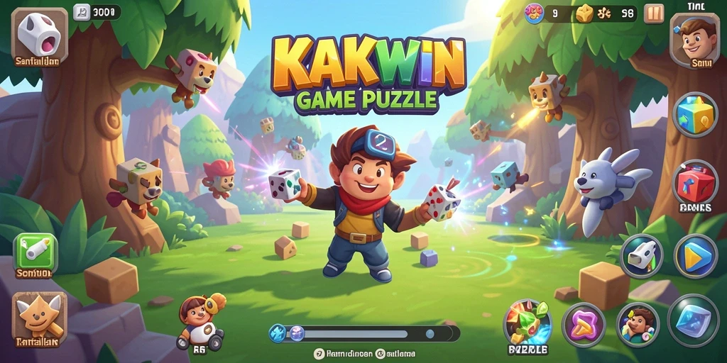 Tampilan gameplay KAKWIN yang seru dan penuh tantangan.