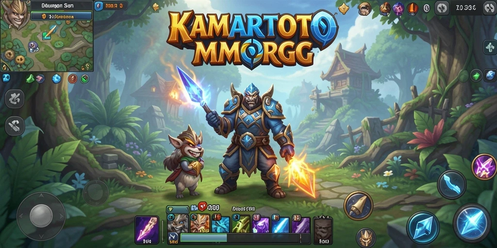 Gameplay seru KAMARTOTO dengan karakter dan petualangan yang menakjubkan.