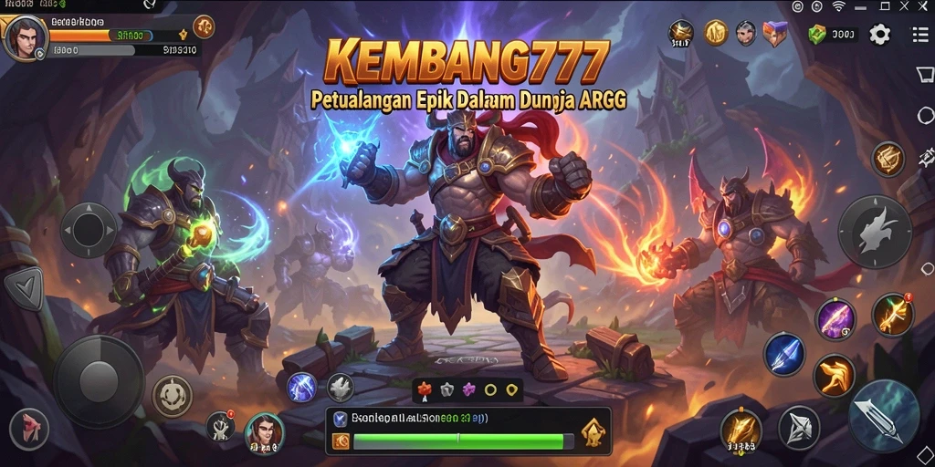 Tampilan aksi seru dalam gameplay ARPG KEMBANG777.