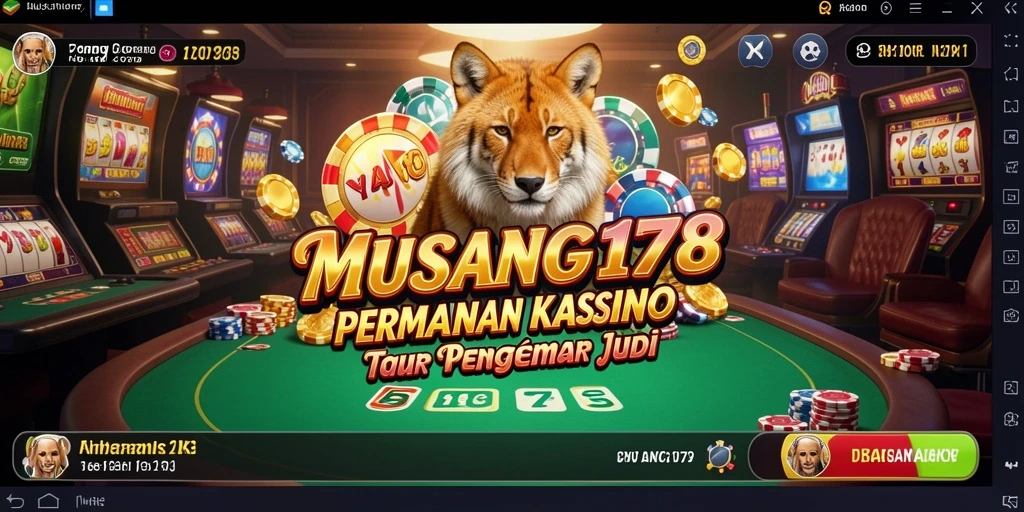 Screenshot gameplay <strong>MUSANG178</strong> menampilkan suasana kasino yang mendebarkan.
