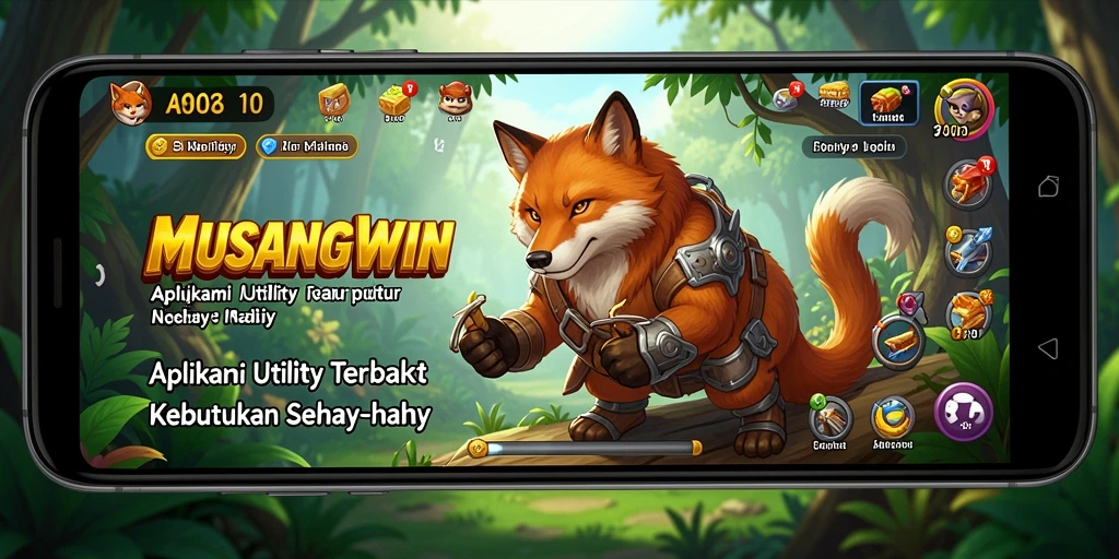 Tampilan antarmuka aplikasi MUSANGWIN yang intuitif dan user-friendly.