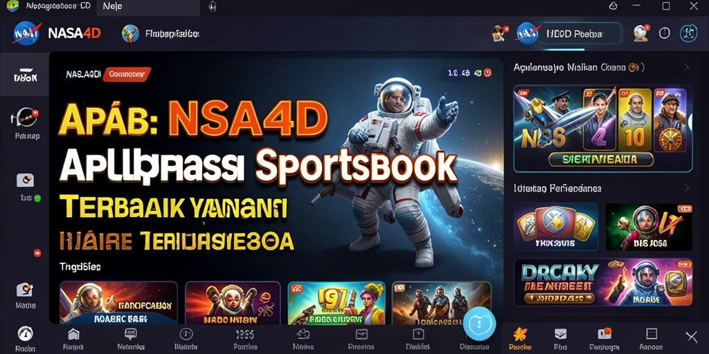 Tampilan menarik dari gameplay aplikasi Sportsbook NASA4D.