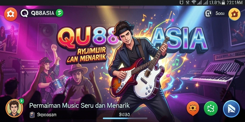 Tampilan gameplay menarik dari QQ88ASIA yang penuh warna dan dinamis.