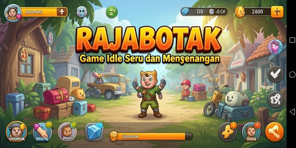 Tampilan menarik dari gameplay RAJABOTAK yang mengasyikkan.